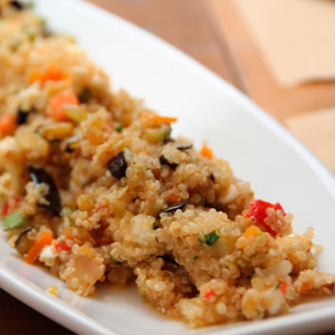 quinoa con verduritas de conil bar ligero