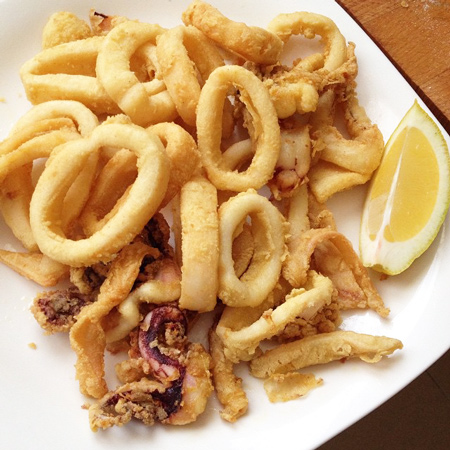 calamares fritos bar ligero conil